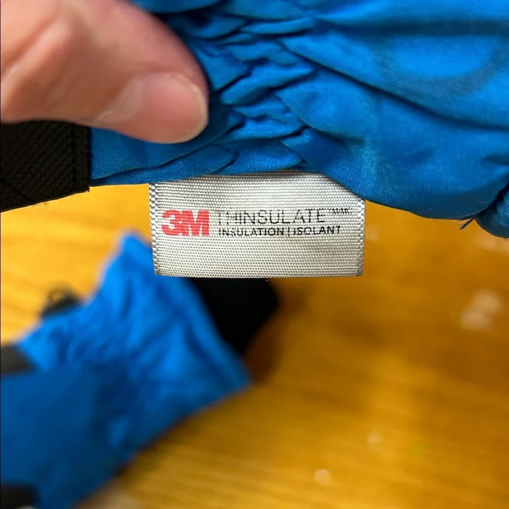 3M Thinsulate Blue Bear Mittens for Kids